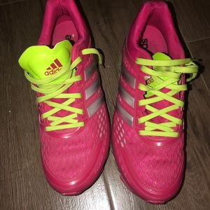 Pink spring blade adidas shoes